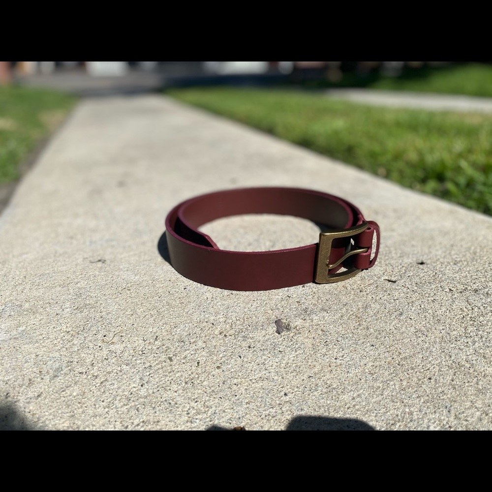 Portland Leather Company - Mens Belt, Size 38